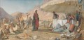 Un campement Frank dans le désert du mont Sinaï John Frederick Lewis Arabes